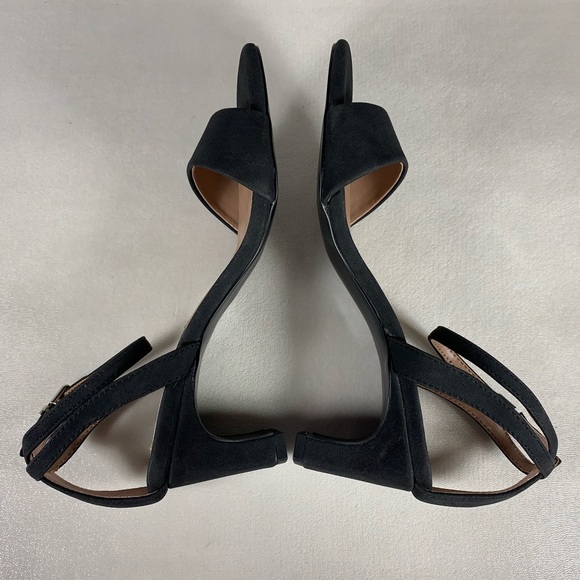 NWT Matt & Nat Women’s Elodie Square Toe Heeled Sandal in Black Size 5 - Picture 7 of 9
